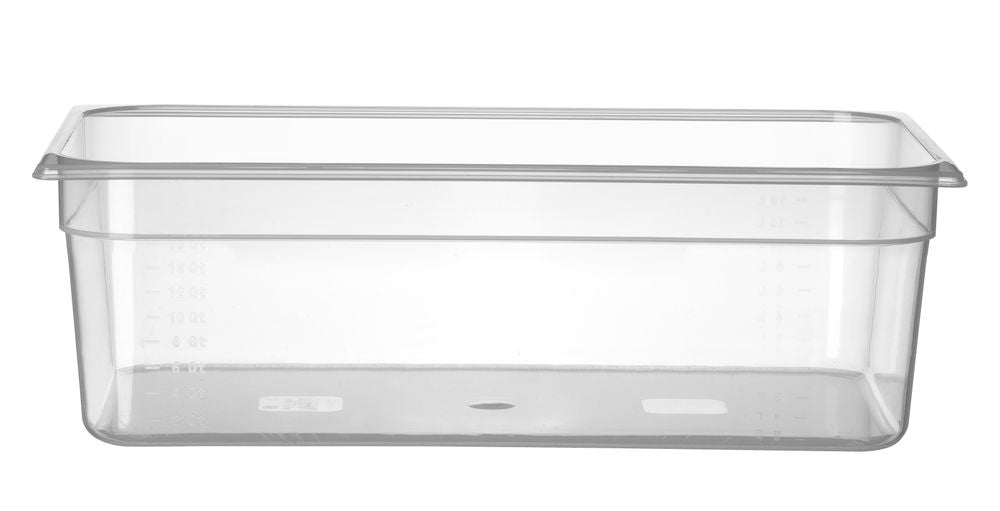 Bac Gastronorme 1/1, HENDI, Profi Line, GN 1/1, 21L, Transparent, 530x325x(H)150mm