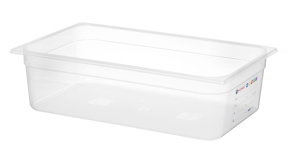 Bac Gastronorme 1/1, HENDI, GN 1/1, 21L, Transparent, 530x325x(H)150mm