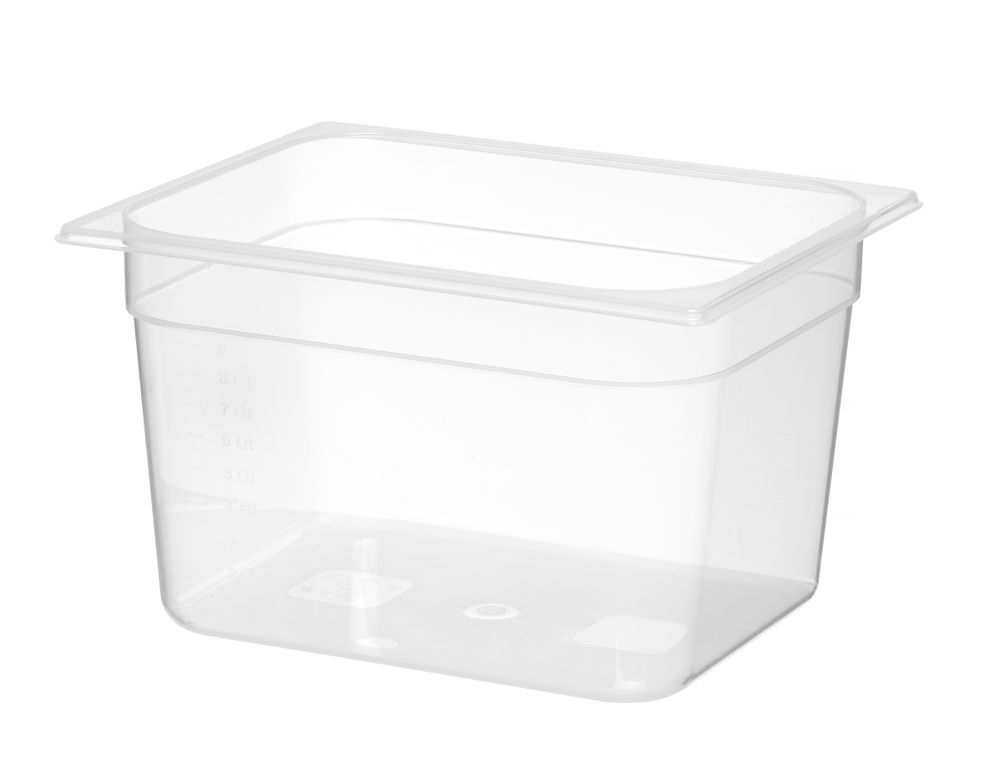 Bac Gastronorme 1/2, HENDI, Profi Line, GN 1/2, 12,5L, Transparent, 325x265x(H)200mm