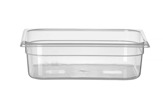 Bac Gastronorme 1/2, HENDI, Profi Line, GN 1/2, 6,5L, Transparent, 325x265x(H)100mm
