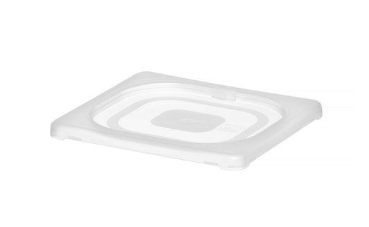 Couvercle bacs GN en polypropylène, HENDI, GN 1/6, Transparent, 176x162mm