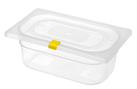 Clips de couvercle pour des boites de stockage HACCP, HENDI, Jaune, 12 u