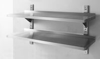 Etagère murale deux niveaux, HENDI, 1800x355x(H)600mm
