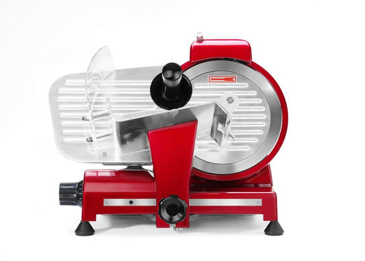 Trancheuse Profi Line 220 version rouge, HENDI, Profi Line, 230V/280W, 506x435x(H)347mm