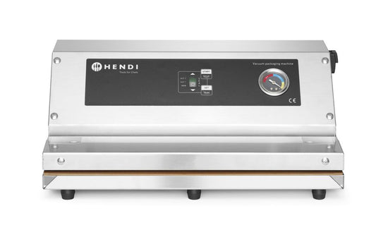 Machine à emballer sous vide externe Profi Line, HENDI, Profi Line, Barre de soudure 350 mm, 383x293x(H)175mm