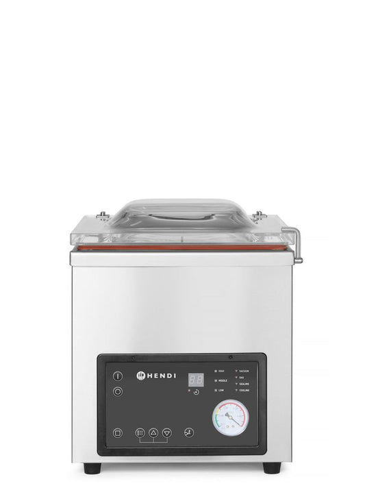 Machine à emballer sous vide avec chambre Profi Line, HENDI, Profi Line, bande de soudure 300 mm, 230V/370W, 380x503x(H)444mm