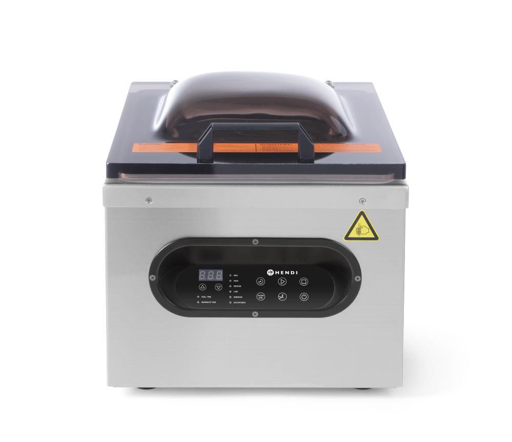 Machine à emballer sous vide avec chambre Kitchen Line, HENDI, Kitchen Line, 230V/630W, 360x490x(H)365mm