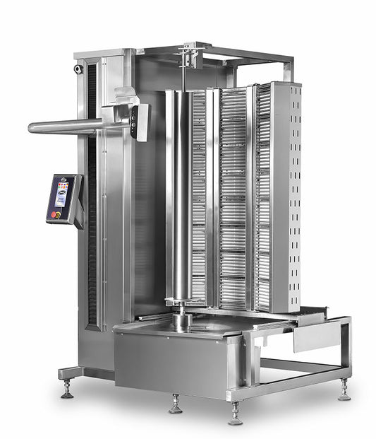 Robot Kebab automatique à GAZ 7 + 7 feux V - PIMAK - PDR350-G