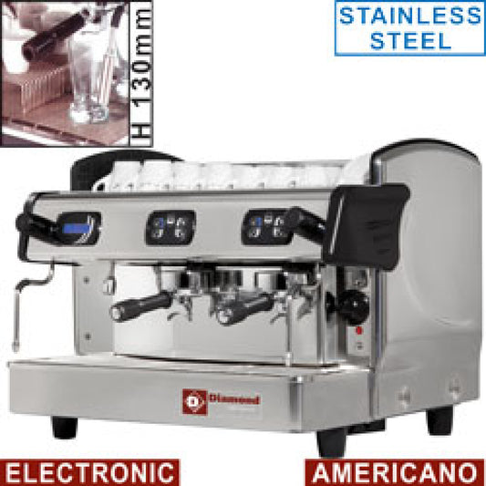 Machine à café Expresso 2 groupes avec affichage