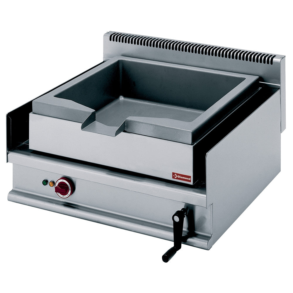 Poêle électrique à tumbling, bassin en acier inoxydable, capacité 30 litres