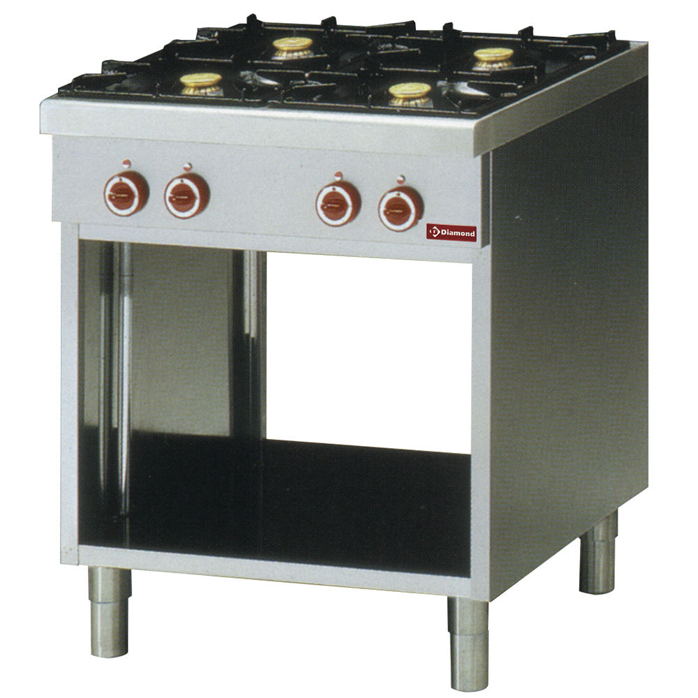 Four à gaz 4 brûleurs et four électrique à convection GN 1/1