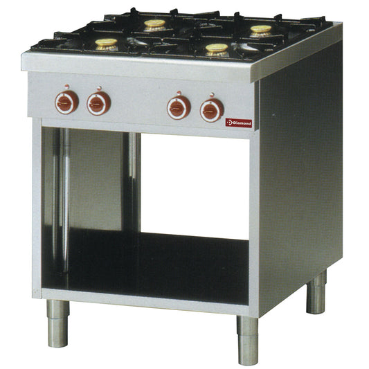 Four à gaz 4 brûleurs et four électrique à convection GN 1/1