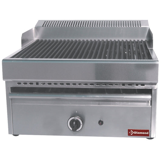Grill-vapeur à gaz avec grille de cuisson en forme de « O », sur le train datterrissage