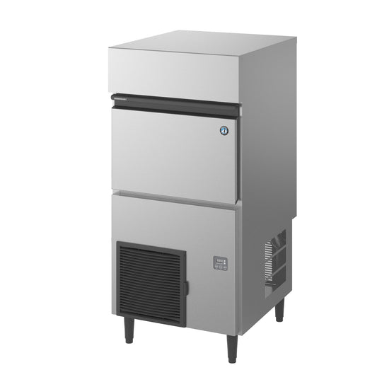 KM-140C-HC-W - MACHINE À GLAÇONS DEMI-LUNE EDGE - NETTOYAGE CHIMIQUE ENTIÈREMENT AUTOMATISÉ - PRODUCTION 138 KG