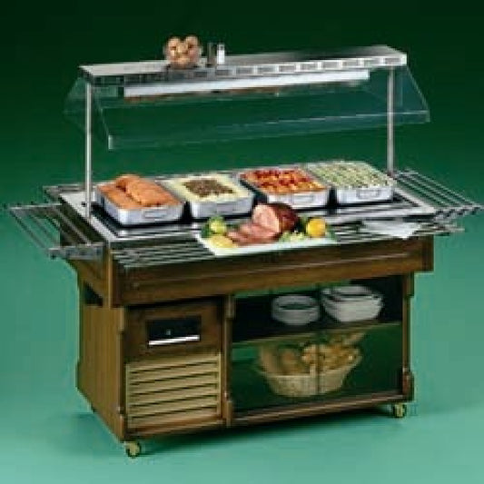 Capacité du buffet bain marie 4 GN 1/1