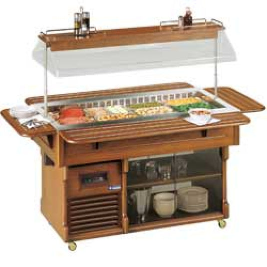 Buffet vitrocéramique capacité 6 GN 1/1