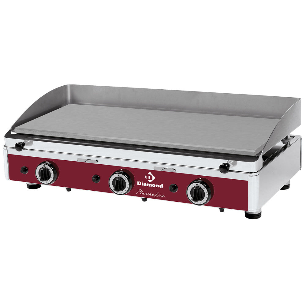 Surface de cuisson lisse électrique, recouverte de chrome