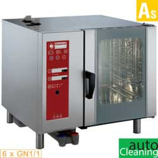 Nettoyage vapeur et convection de chaudière de four à gaz 20x GN2/1+