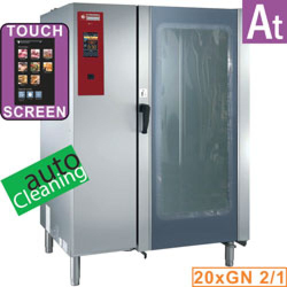 Nettoyage vapeur et convection 20xGN1/1+ pour four à gaz « TOUCH » - AGA