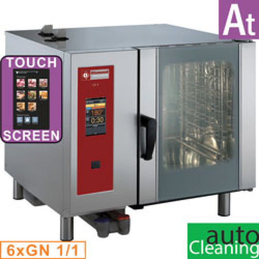 Nettoyage vapeur et convection de la chaudière « TOUCH » du four à gaz 6xGN1/1+