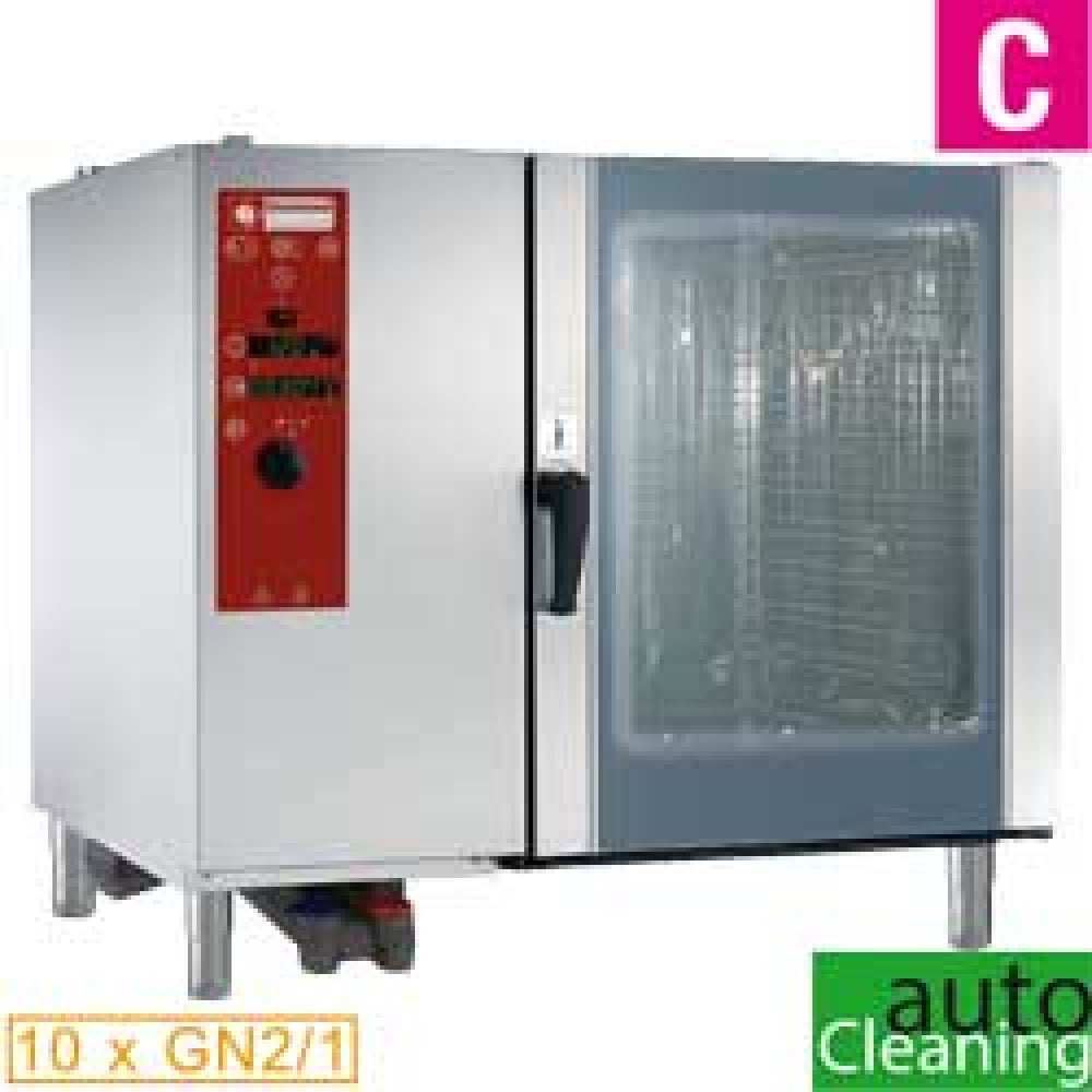 Four à gaz vapeur directe et convection 10x GN 1/1+Nettoyage - AGA