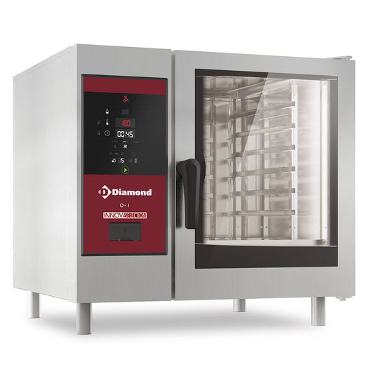 Nettoyage direct à vapeur et convection du four à gaz 6x GN 1/1+ - AGA