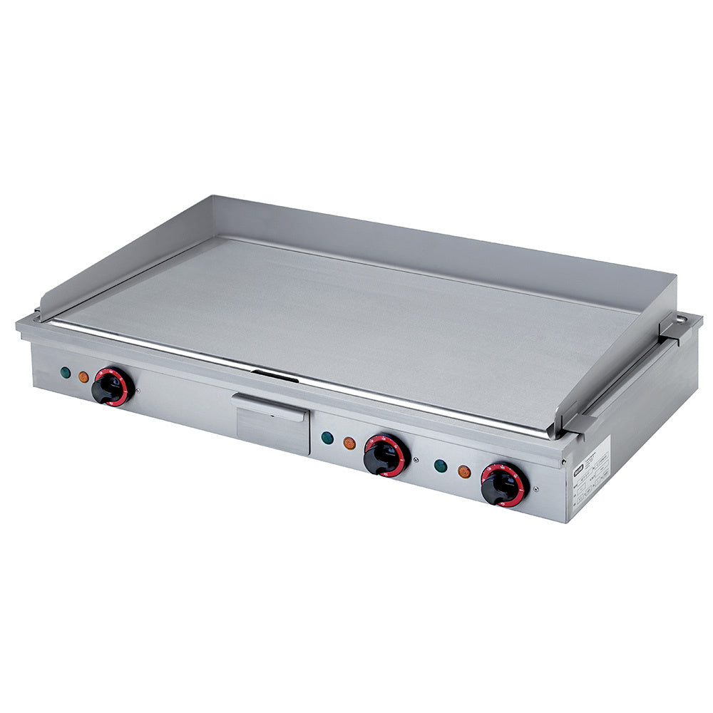 Plaque électrique « Teppanyaki », 2 zones (2x 3,15 kW), pour la table