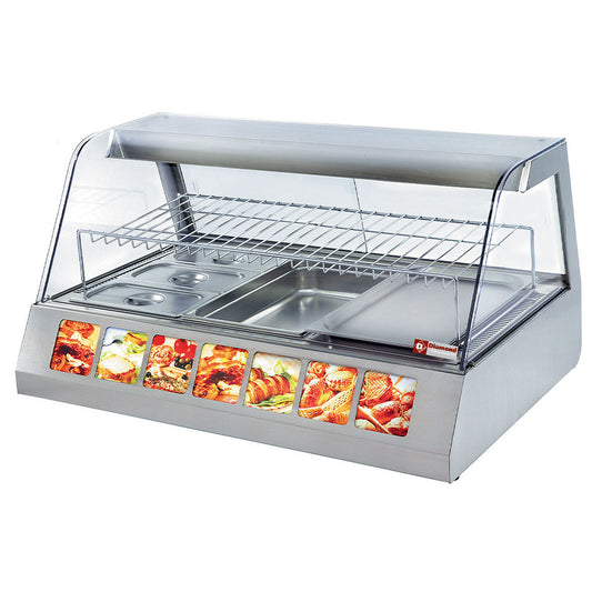 Écran chaud ventilé 2x GN 1/1