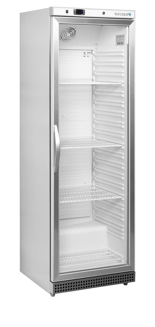 Armoire réfrigérée positive 400L vitrée froid statique | Tefcold UR400SG