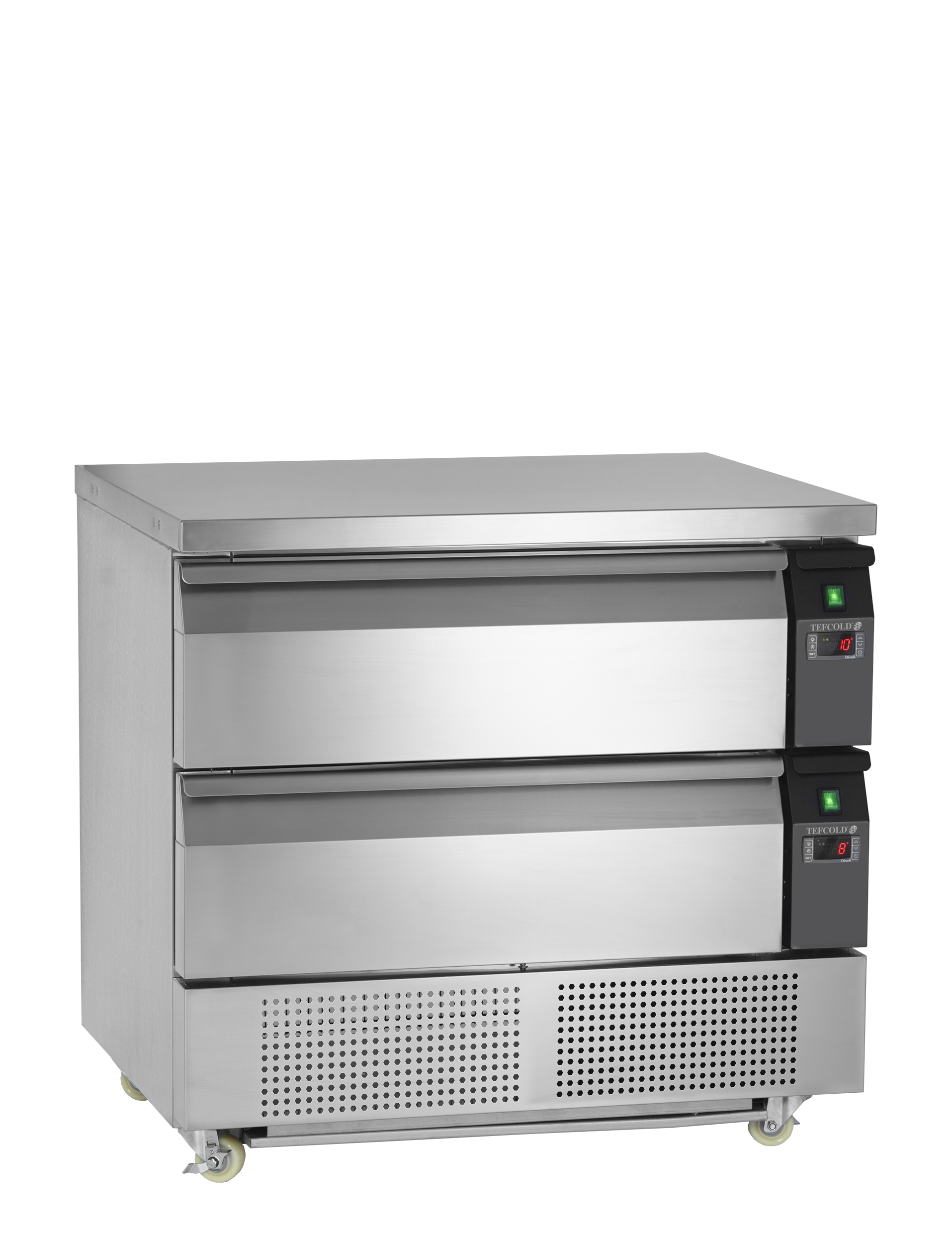 Armoire réfrigérée 2 portes 2 tiroirs | Tefcold UD2-2