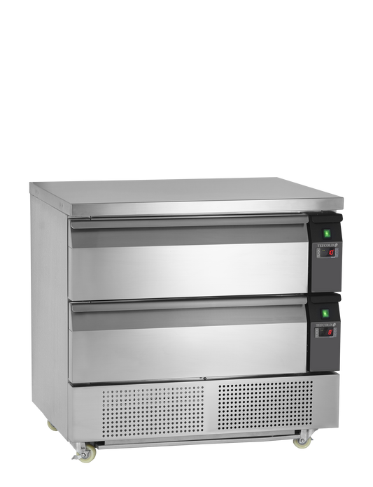 Armoire réfrigérée 2 portes 2 tiroirs | Tefcold UD2-2