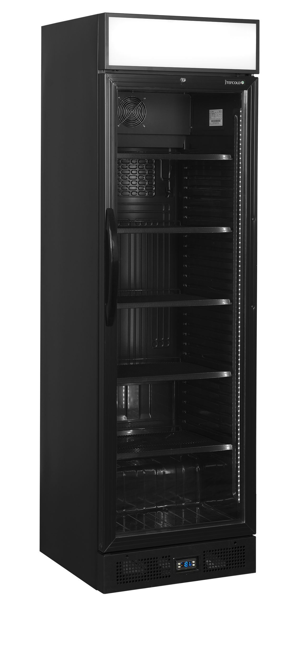 Cave à vin bi-zone 435 bouteilles noir | Tefcold CEV435CP BLACK