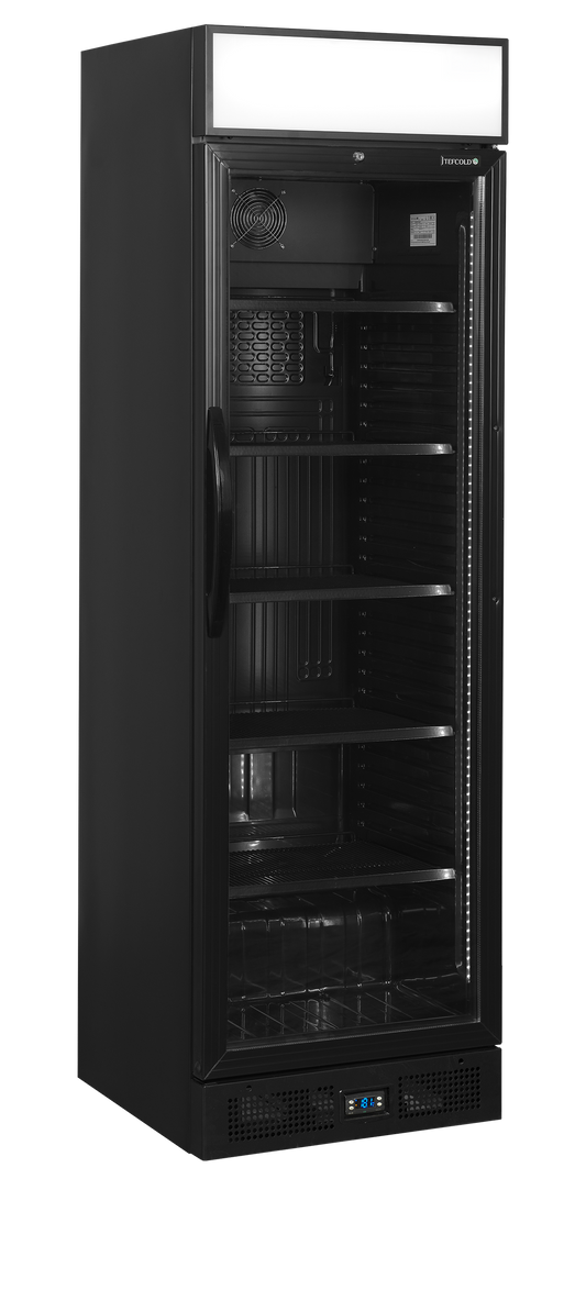Cave à vin bi-zone 435 bouteilles noir | Tefcold CEV435CP BLACK