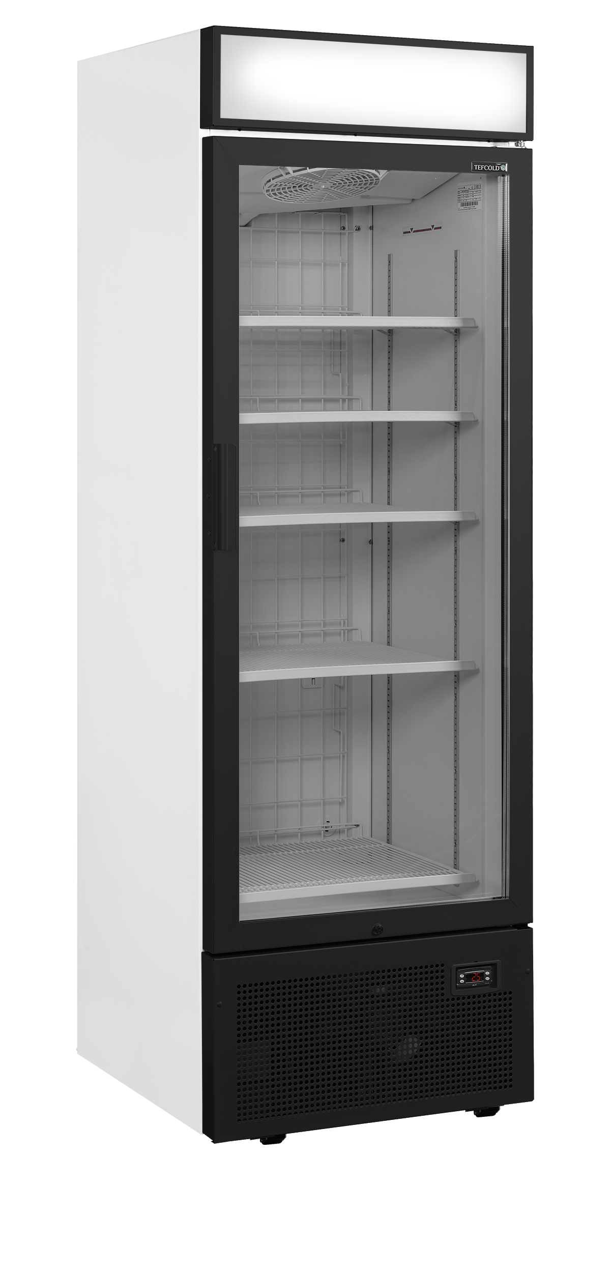 Congélateur saladette 1450L vitré avec couvercle sans ventilateur | Tefcold UFSC1450GCP NF