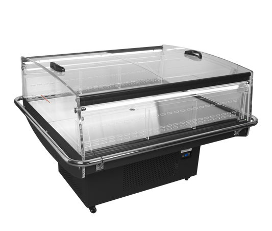 Comptoir réfrigéré vitré 126cm LED | Tefcold PDC126 VS SL LED