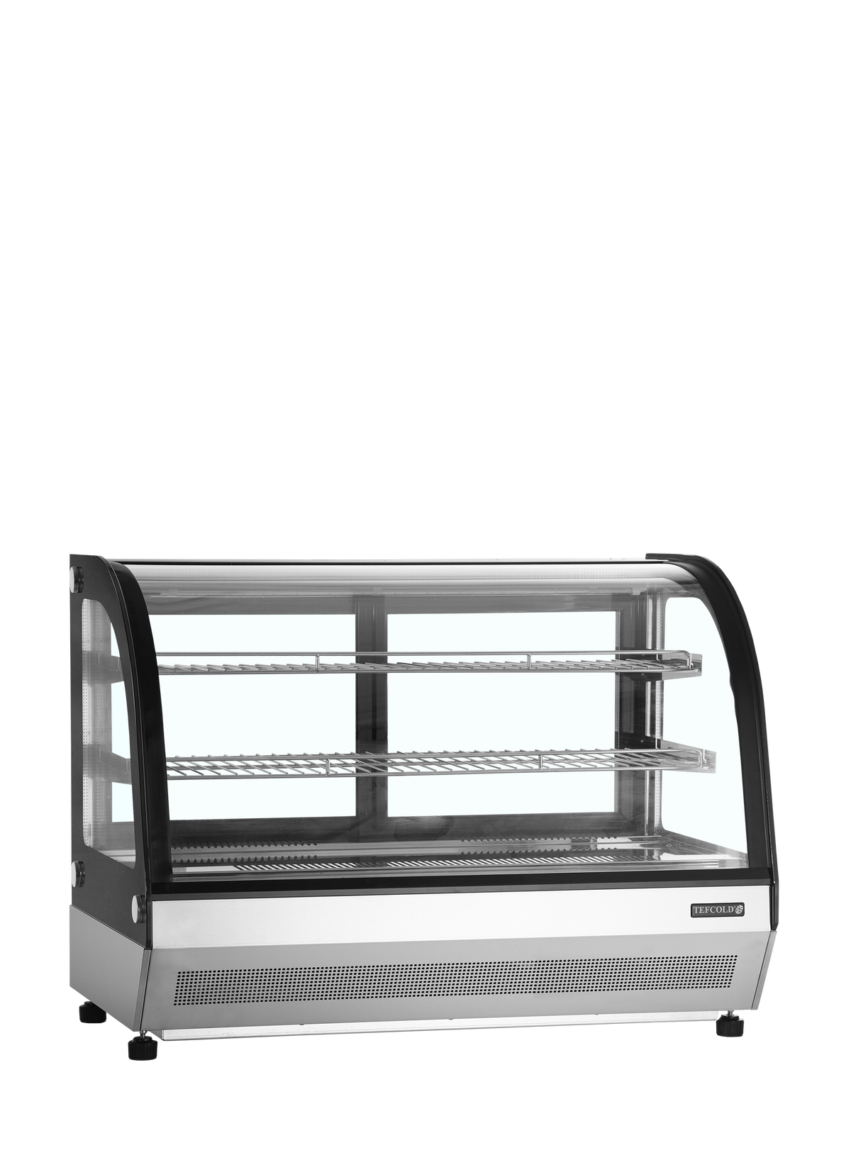 Présentoir colonne réfrigéré bouteilles 900mm noir | Tefcold LCT900C BLACK