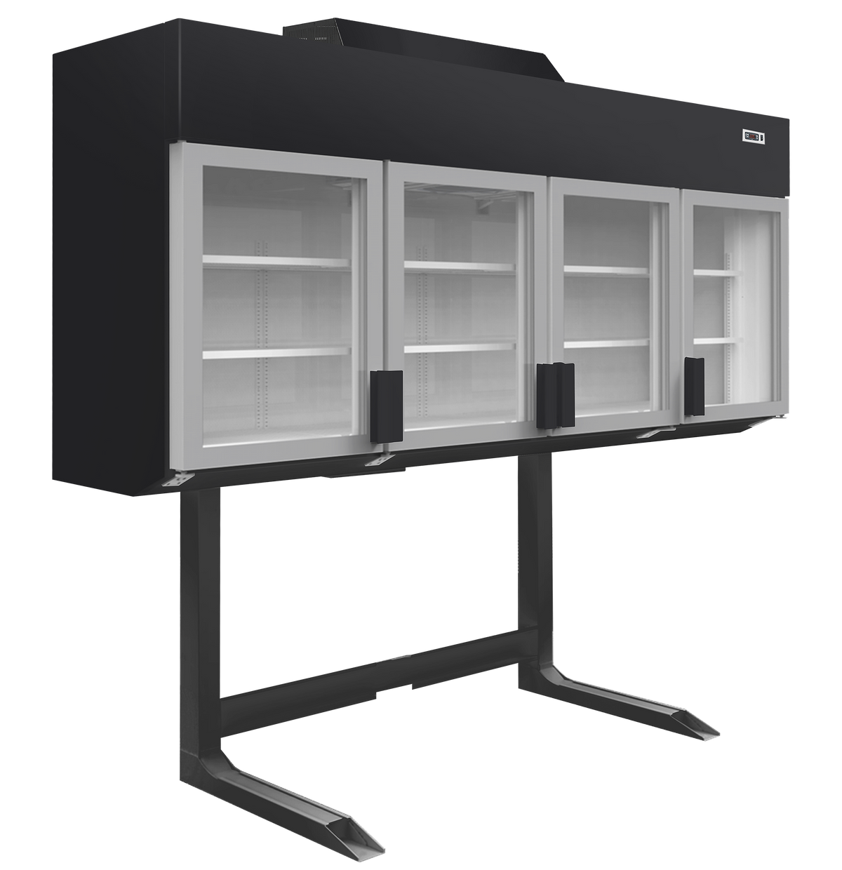 Présentoir réfrigéré open front 250cm noir | Tefcold MTF250B
