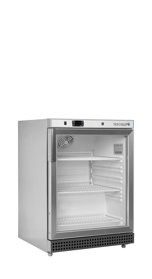 Armoire réfrigérée positive 200L vitrée froid statique | Tefcold UR200SG