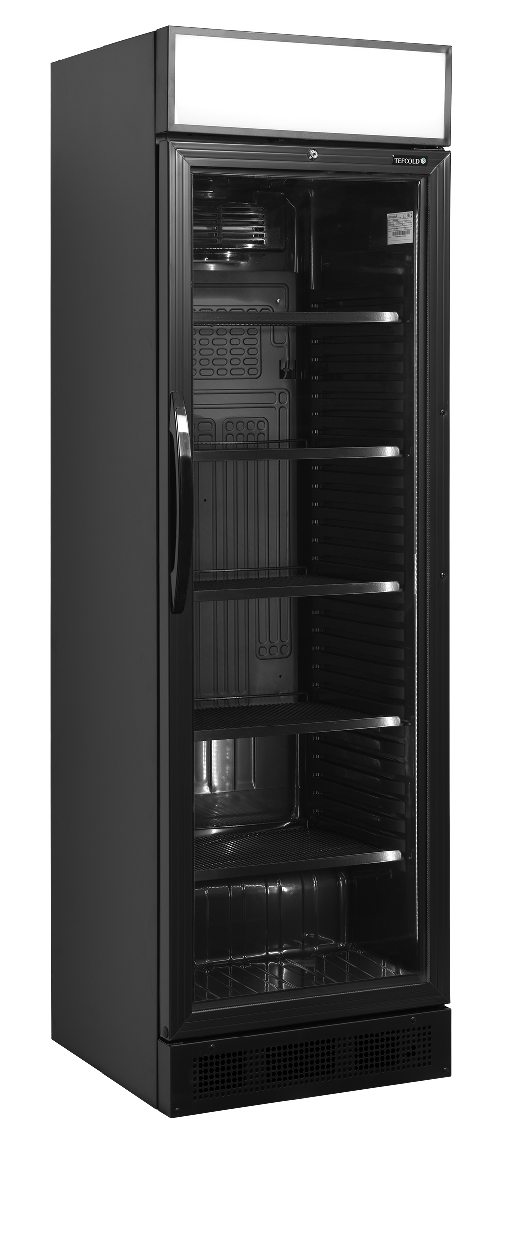 Cave à vin bi-zone 425 bouteilles noir | Tefcold CEV425CP BLACK