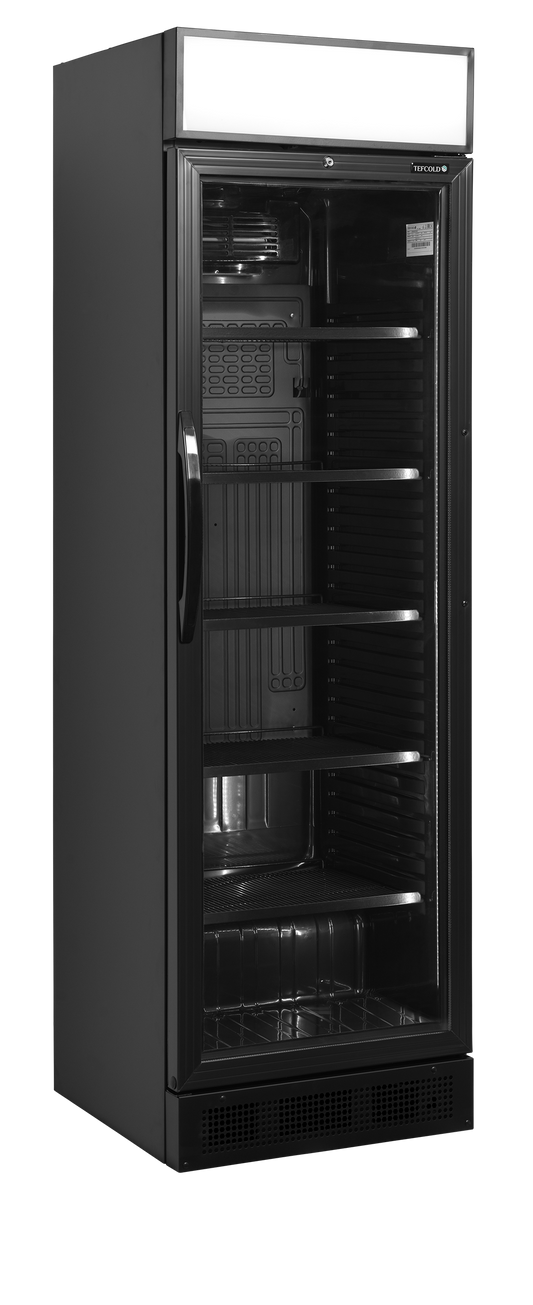 Cave à vin bi-zone 425 bouteilles noir | Tefcold CEV425CP BLACK