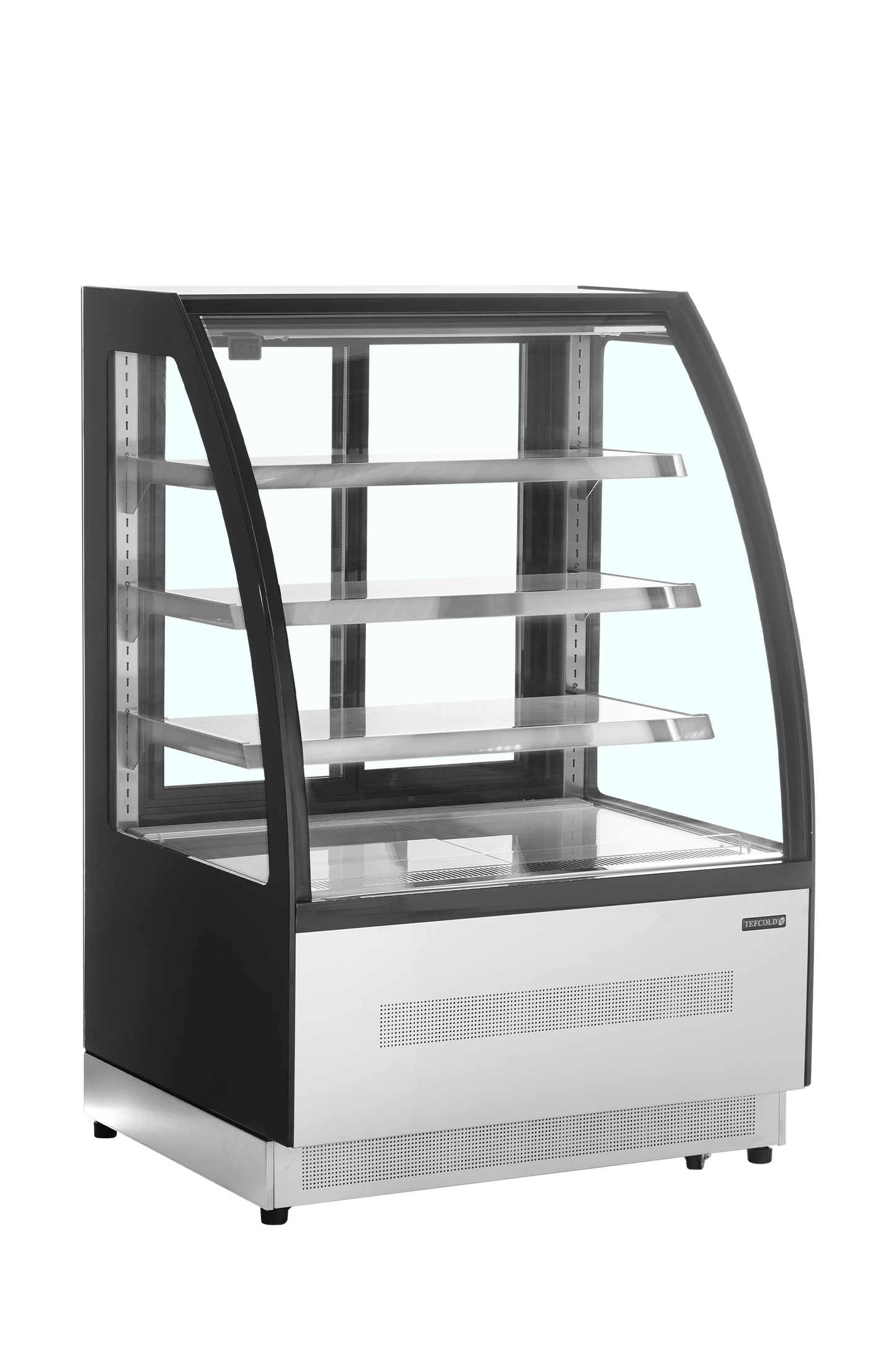 Présentoir réfrigéré bouteilles 900mm noir | Tefcold LPD900C BLACK