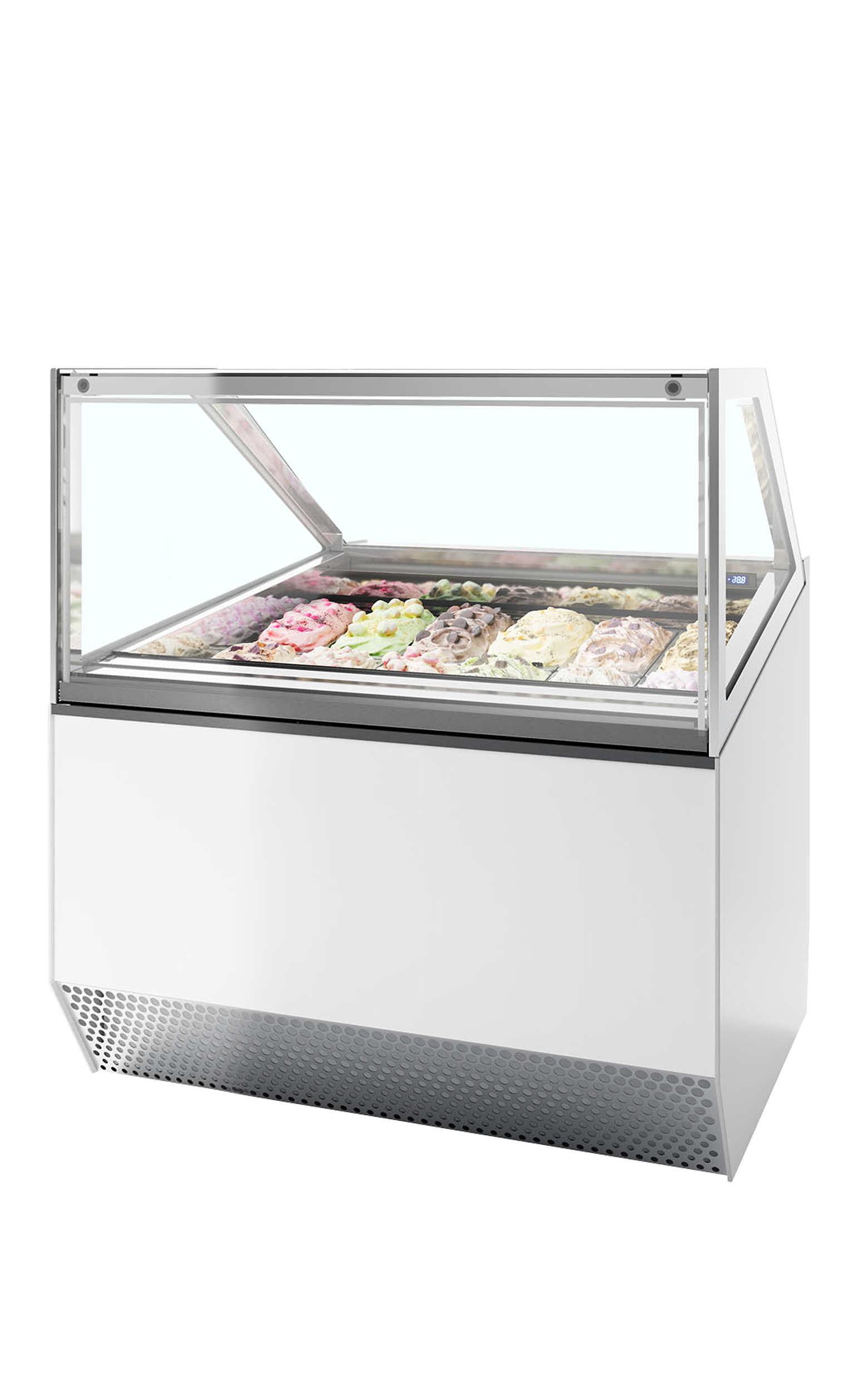 Présentoir réfrigéré Millennium 12 portes inox | Tefcold MILLENNIUM ST12