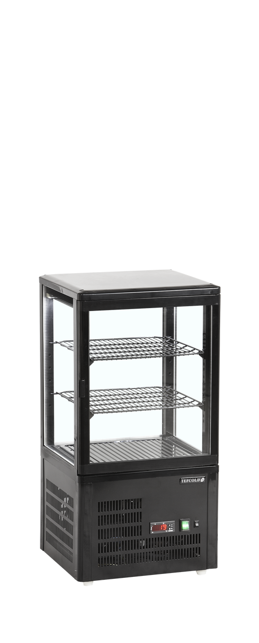 Bac réfrigéré de bar 60L noir | Tefcold UPD60-BLACK
