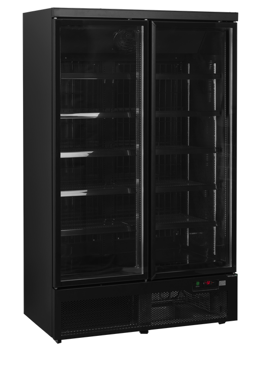 Congélateur 2 portes noire | Tefcold Atom Maxi F2DBB