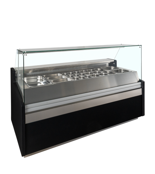 Comptoir réfrigéré vitré 200cm | Tefcold SPID200