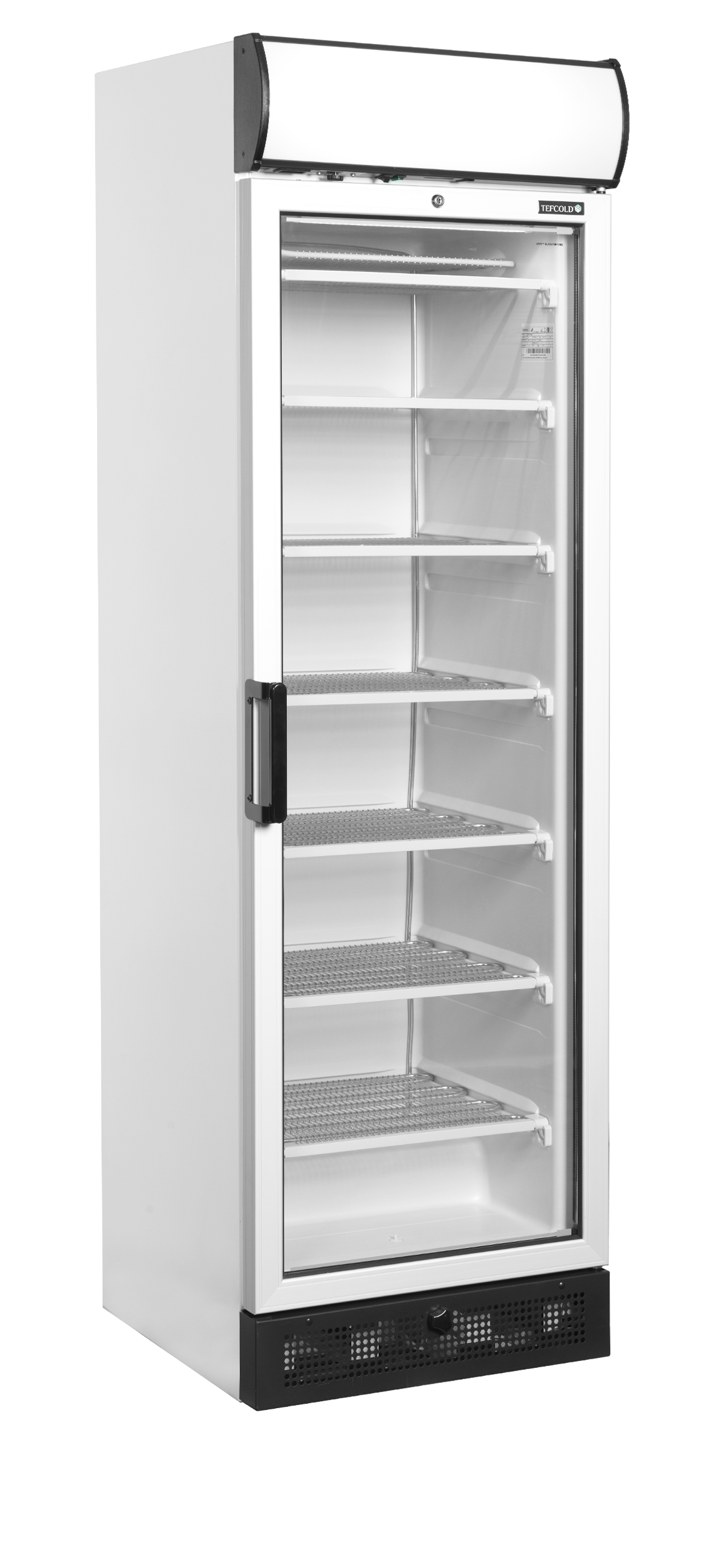 Congélateur saladette 371L vitré avec couvercle | Tefcold UFFS371GCP