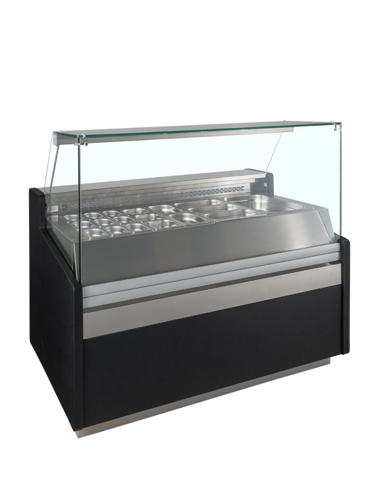 Comptoir réfrigéré vitré 150cm | Tefcold SPID150