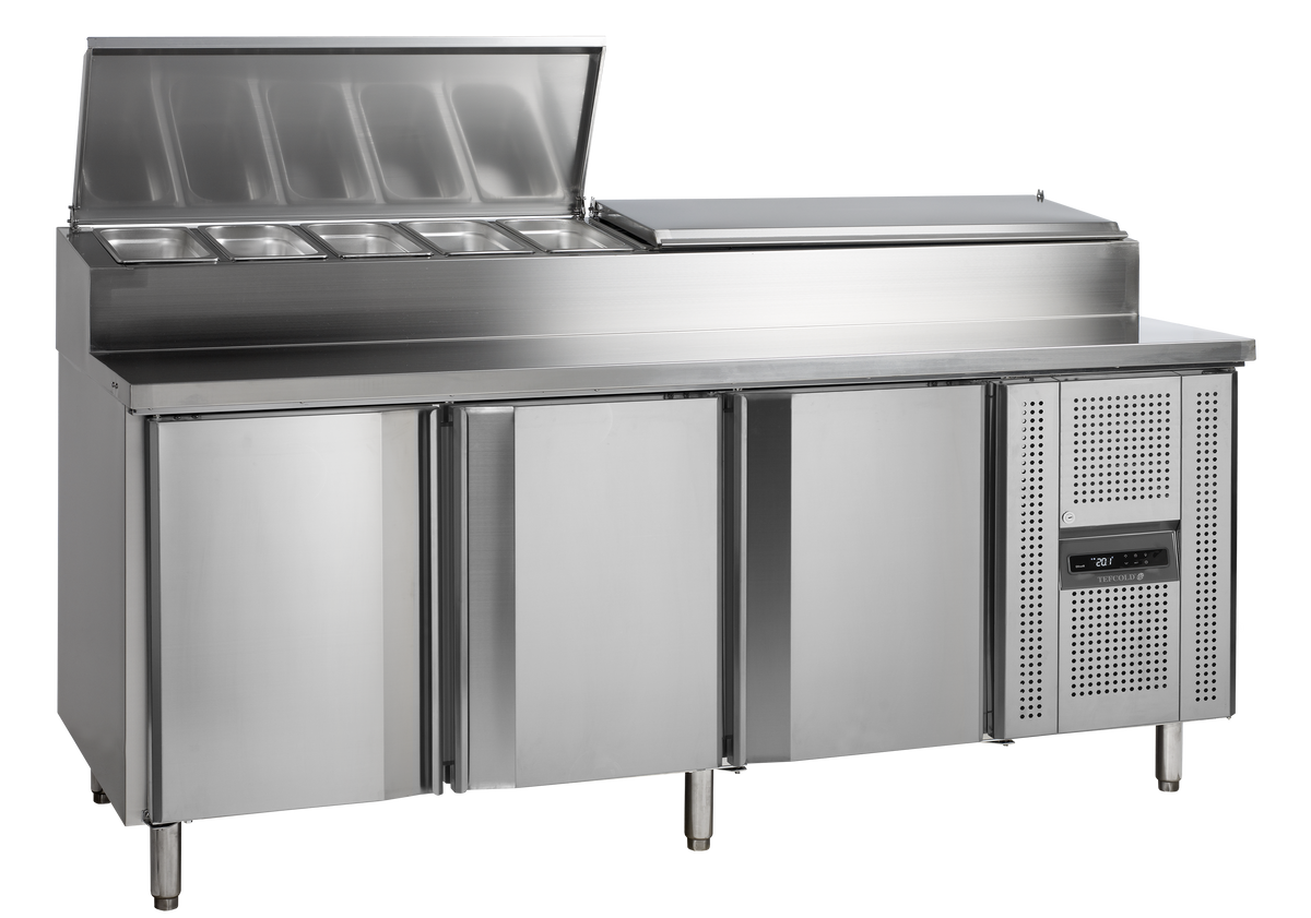 Comptoir réfrigéré 300cm 3 portes | Tefcold SS8300