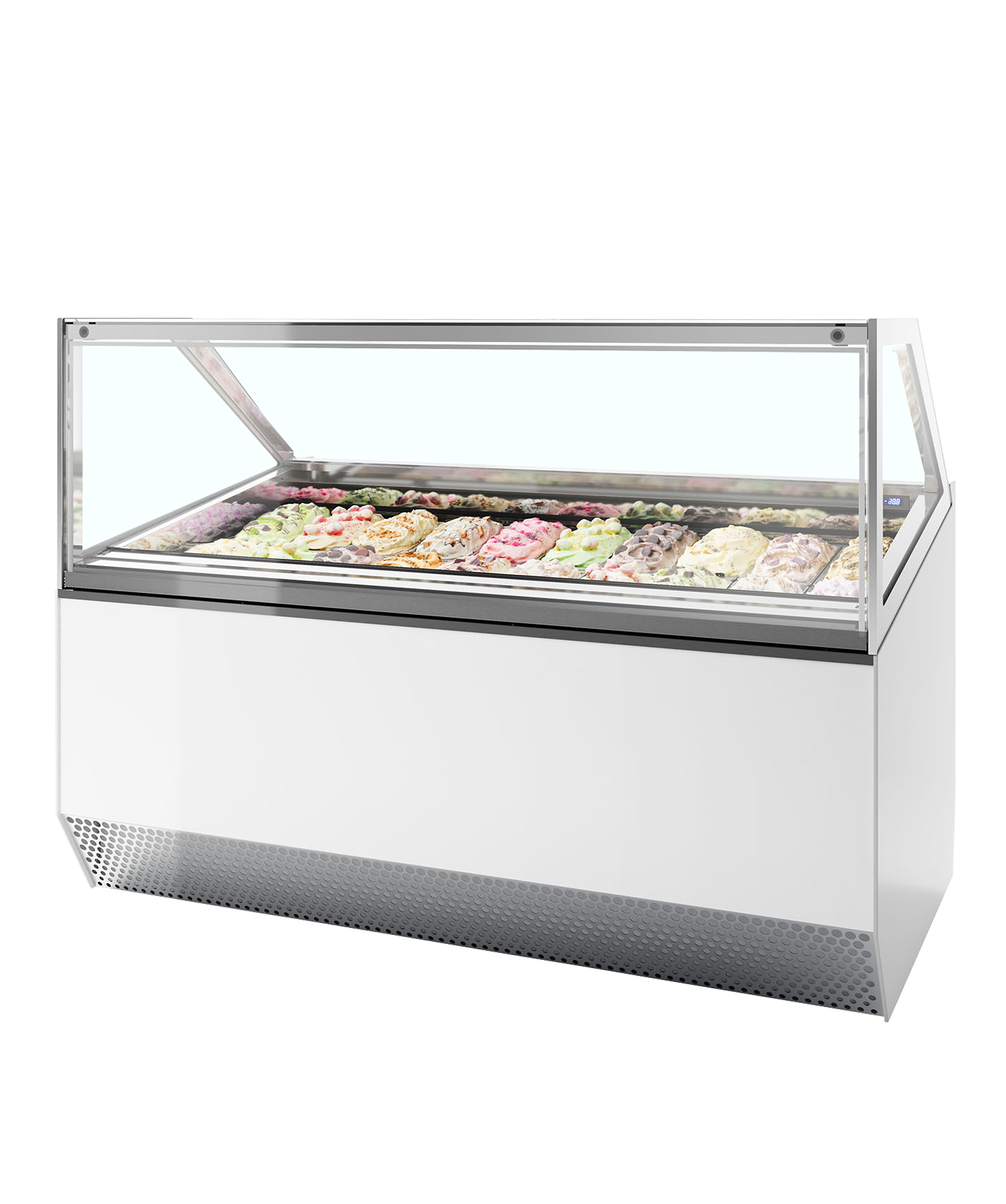 Présentoir réfrigéré Millennium 20 portes inox | Tefcold MILLENNIUM ST20