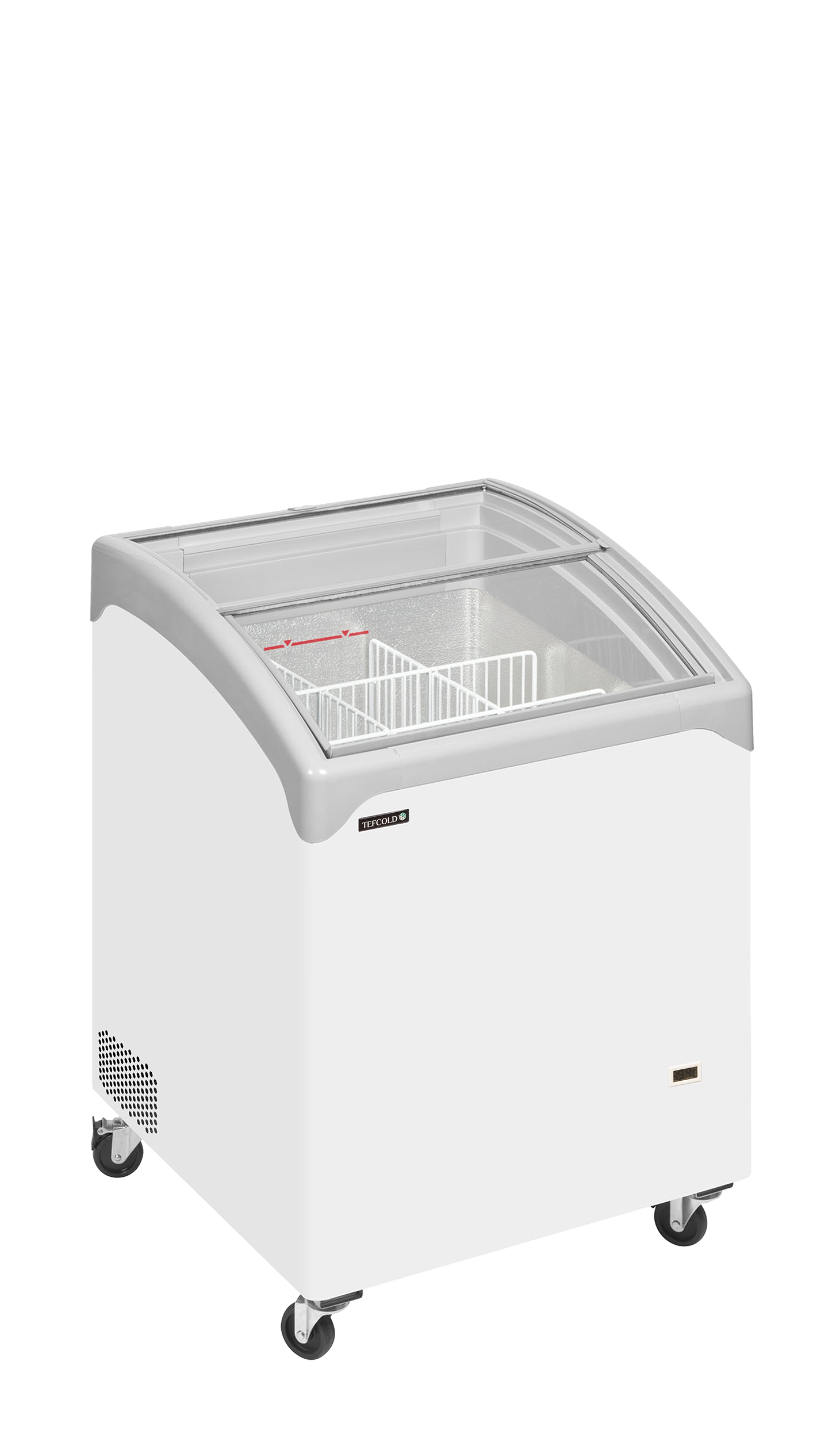 Saladette réfrigérée négative 1 section LED | Tefcold NIC101SCEB